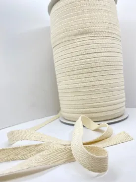 1/4" Natural Twill Tape