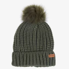 Barbour Beanie Saltburn In Olive, One Size