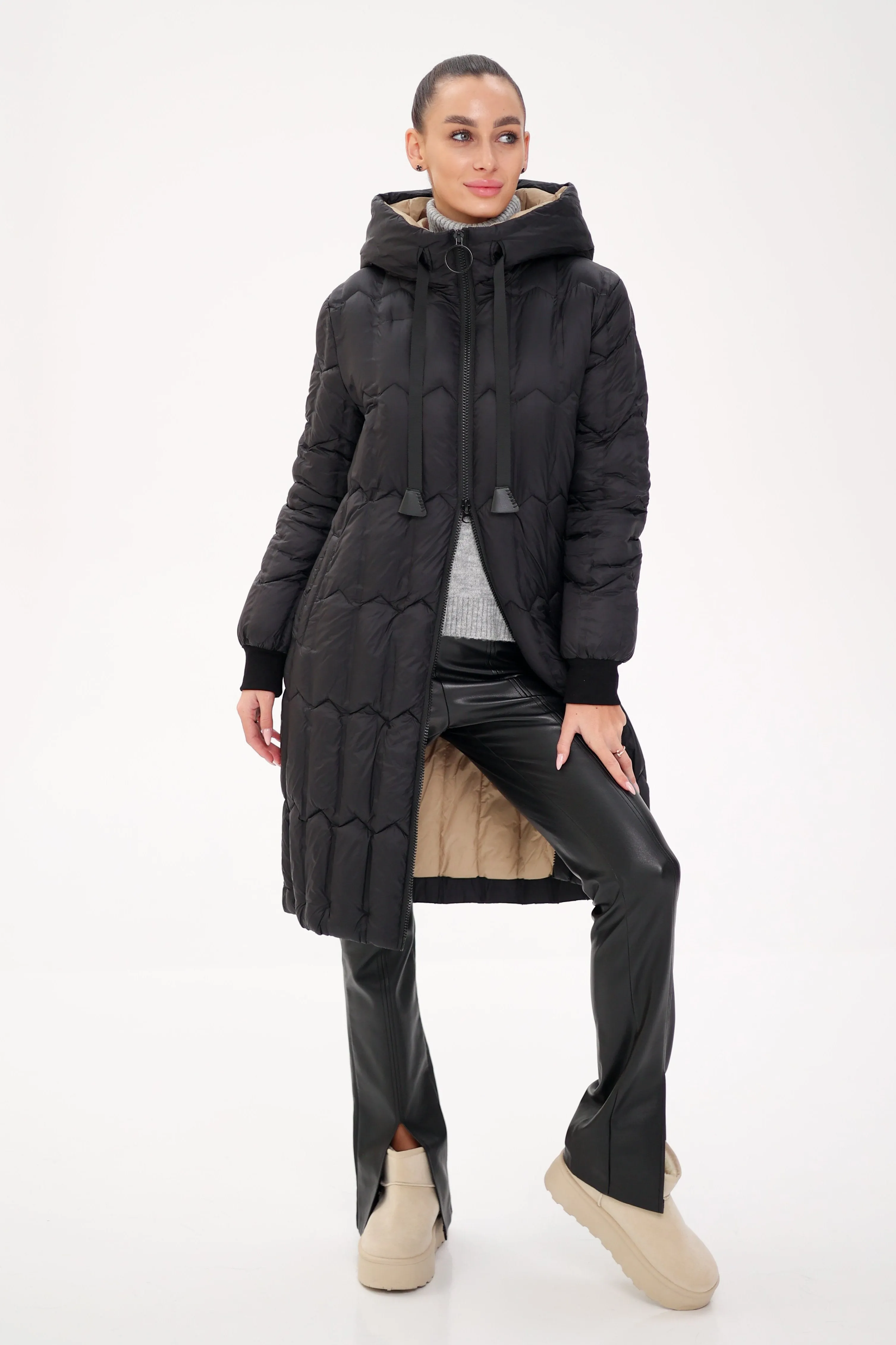 EuroWinter Light Eco Down Quilted Coat