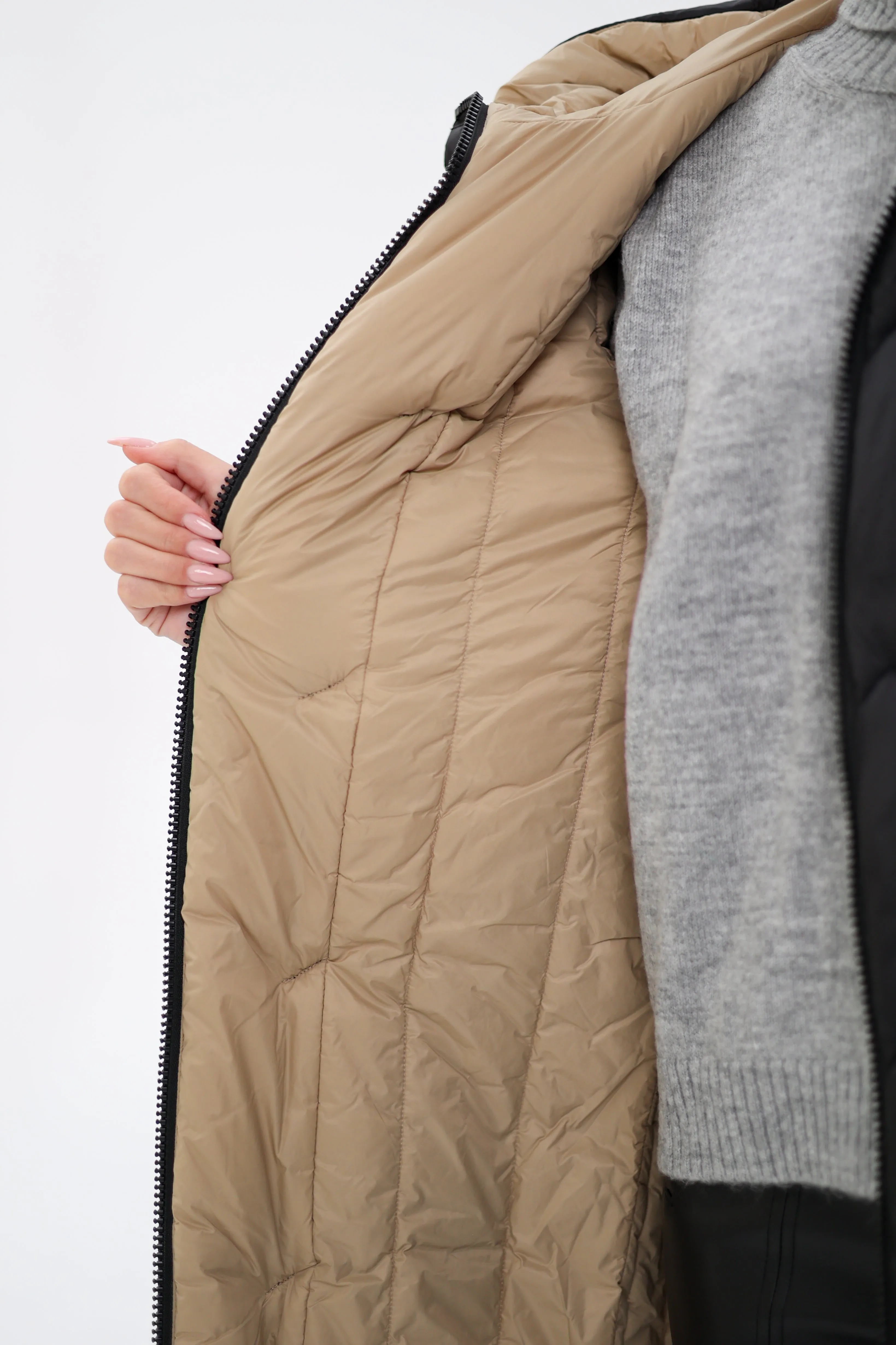 EuroWinter Light Eco Down Quilted Coat