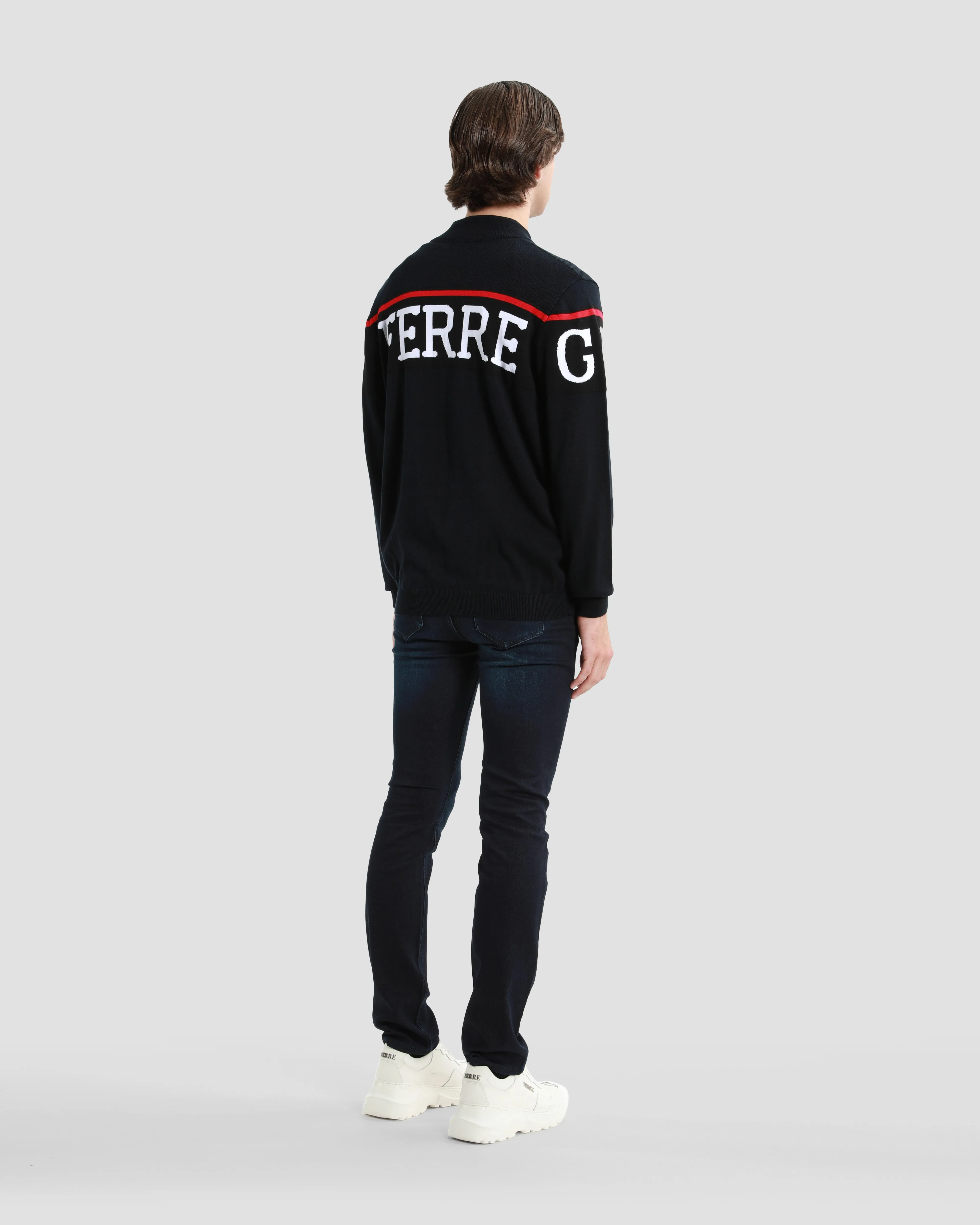 Ferre Branding Back Cardigan