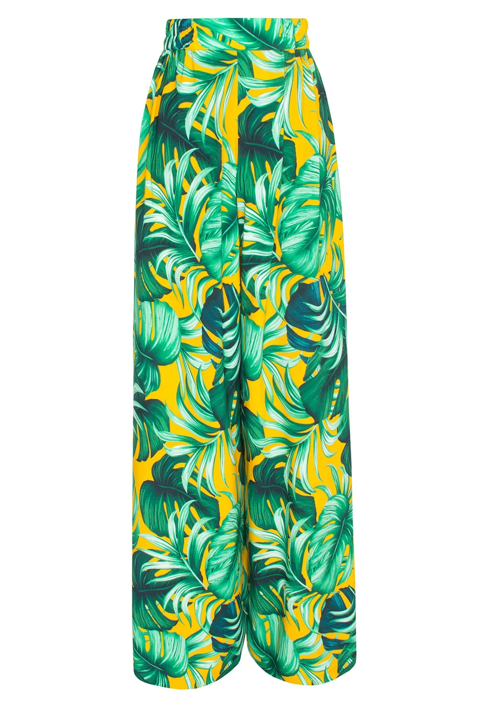 Jungle - Monstera Yellow Pants (Yellow)