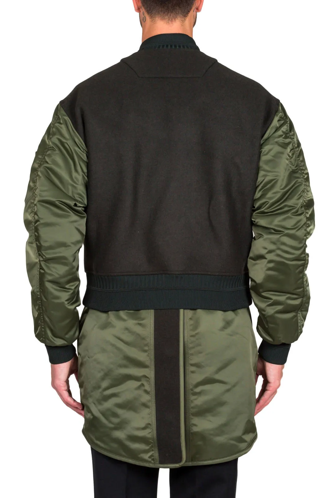 Layered Bomber Jacket