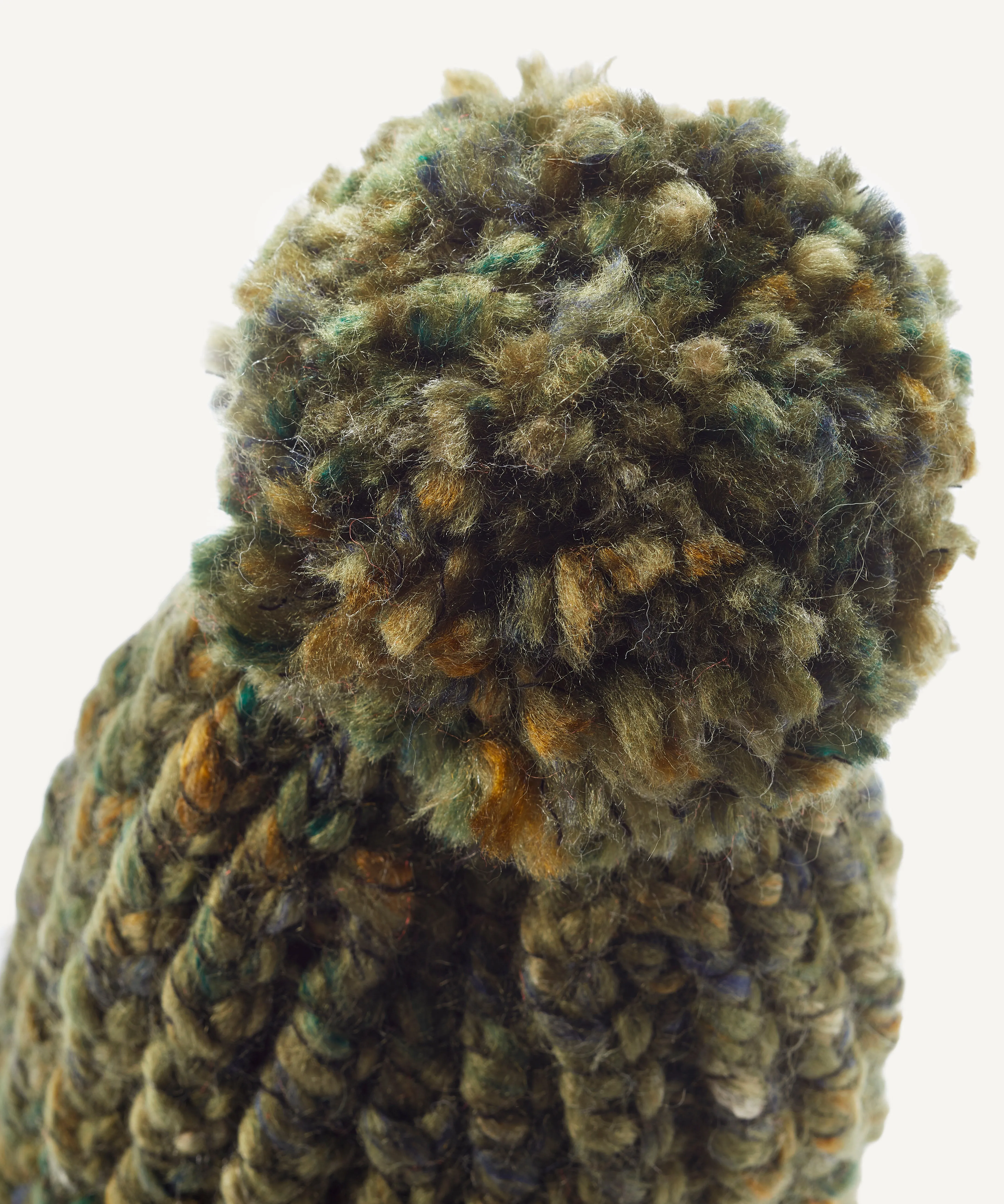 Merino Blend Ribbed Bobble Hat