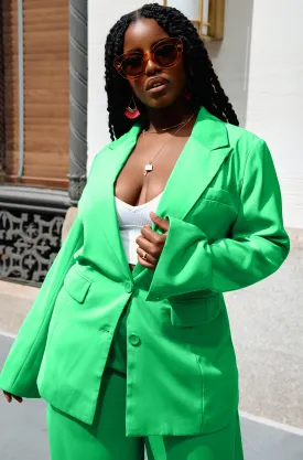 Olivia Oversized Blazer - Green