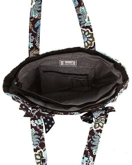 QF2703 Quilted Solid Diaper Bag