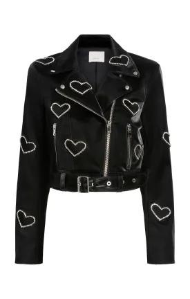 Rhinestone Hearts Zoe Jacket